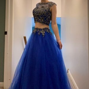 Blue Special Occasion Dress